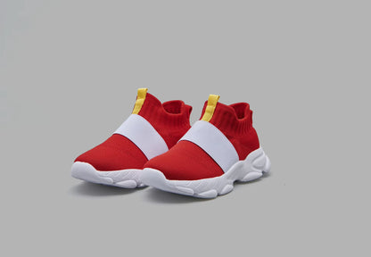 Sonic Shoes for Boy Kids Zapatos De Sonic Sonic Zapatillas Sonic Red Tenis Sonic Shoes for Boys Cartoon Anime Sonic Shoes